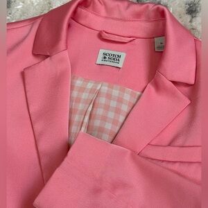 Scotch & Soda Women's Blazer Pink Size 16 - Preloved